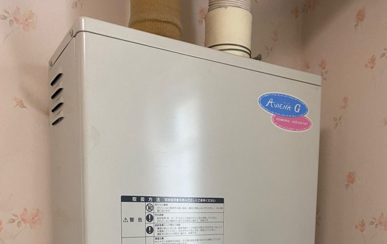 2021.8.1　札幌市厚別区　給湯ボイラー交換