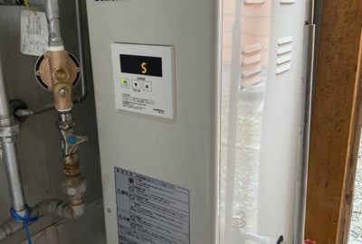 江別市　石油給湯器交換　コロナ製